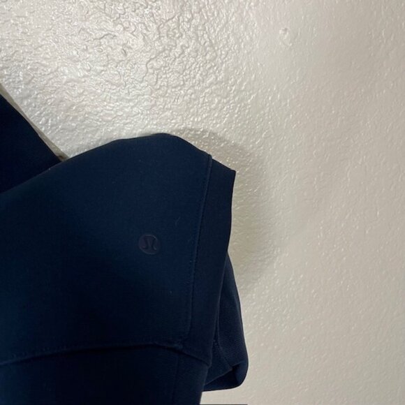 Lululemon Sojourn Jacket Mens XXL Navy Full Zip Stretch Bomber Embroidery Logo - Picture 4 of 6
